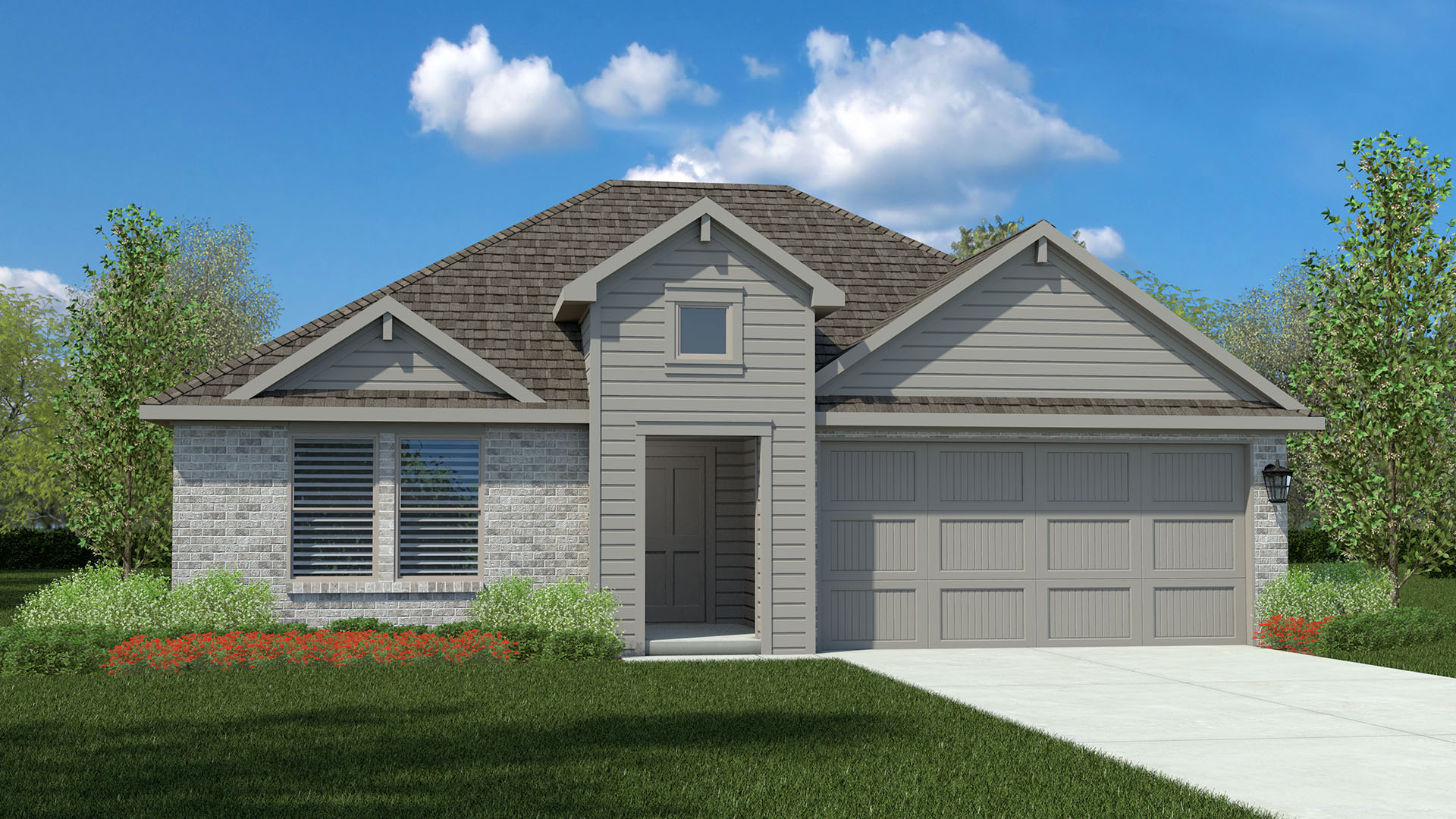 Exterior rendering of Kingston elevation Z
