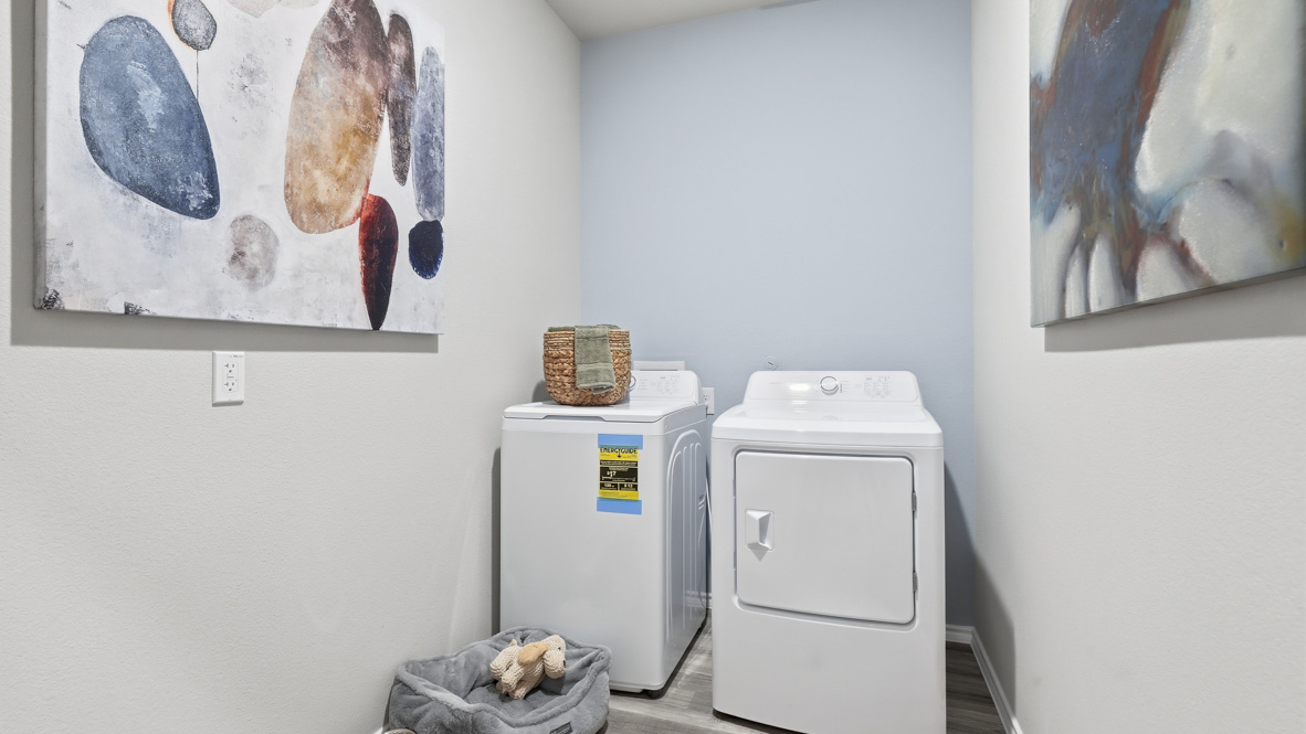Laundry and utility closet