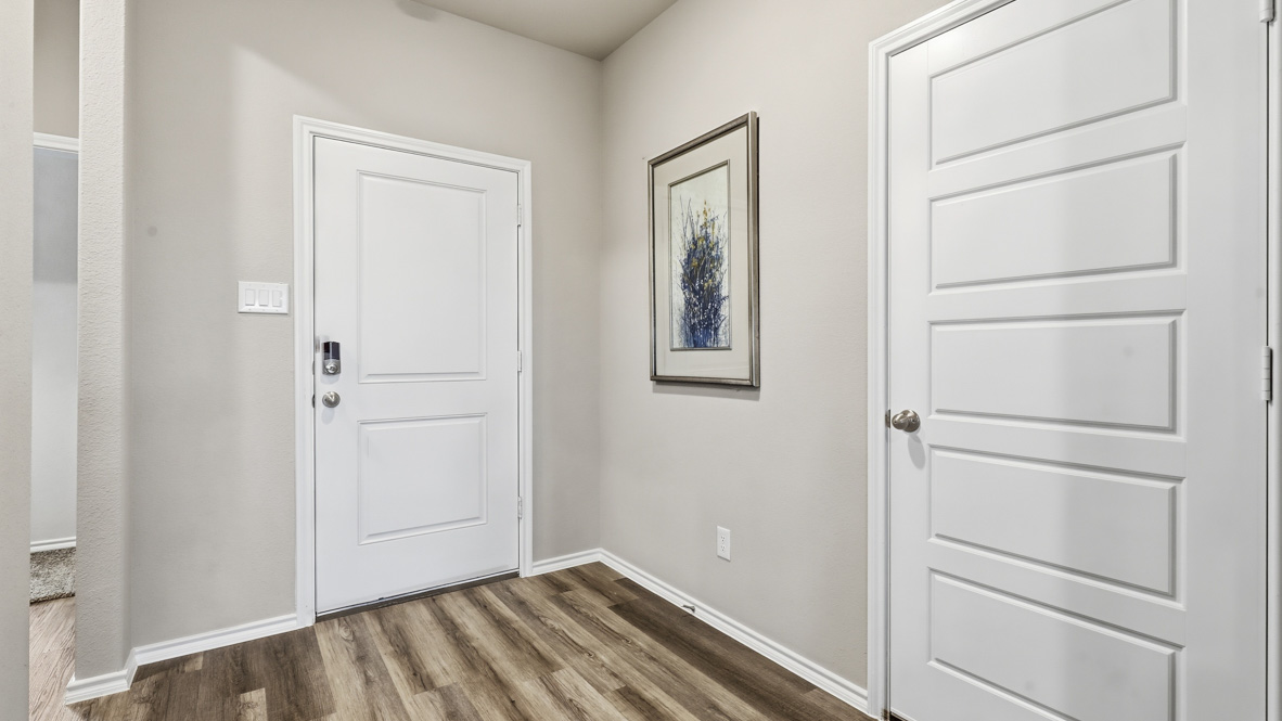 Front entry and utility