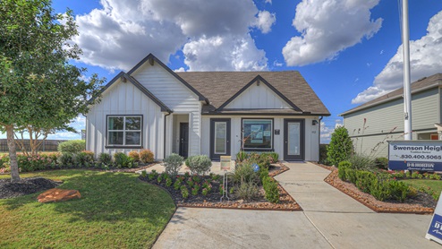 Swenson Heights Lakeway Floorplan Exterior Photo 4 bedroom 3 bath One Story