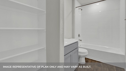 Swenson Heights Bellvue  Floorplan Bathroom 2