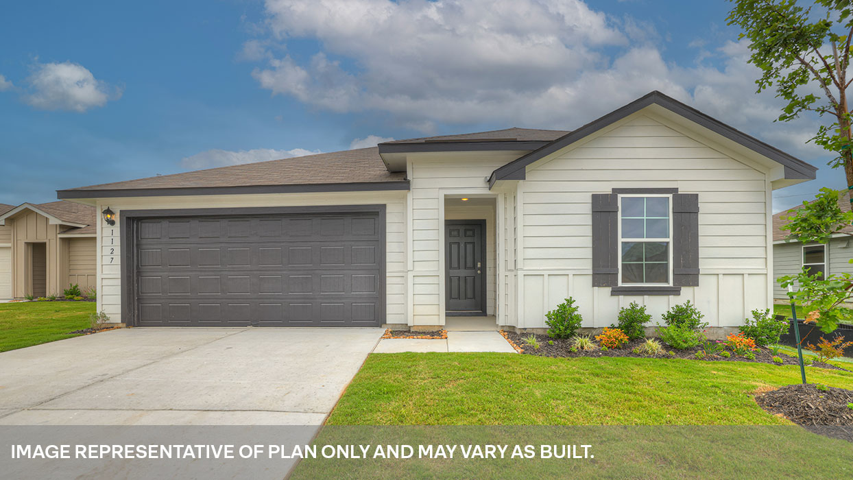 Swenson Heights Lakeway floorplan J elevation