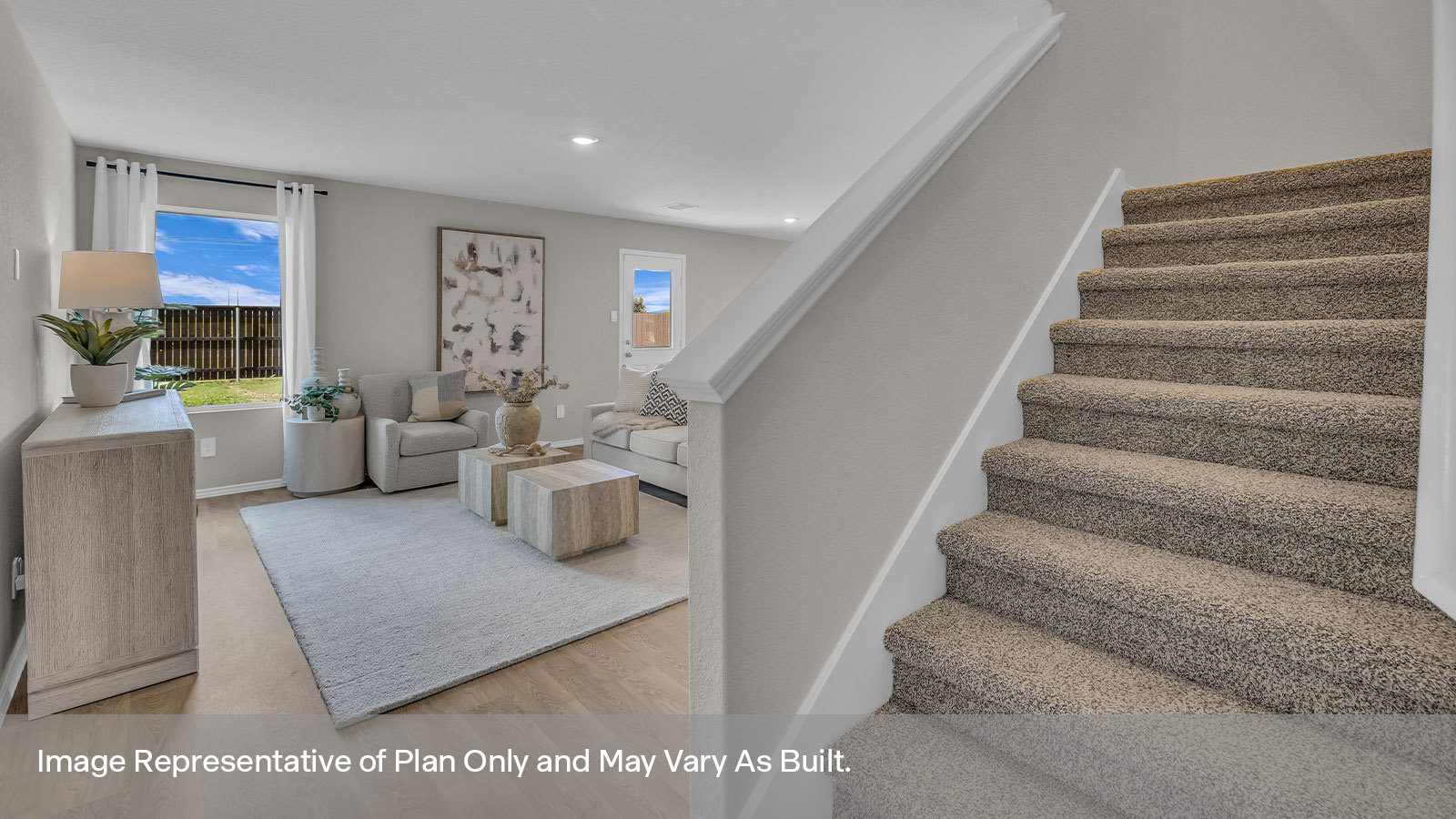 Entryway to staircase