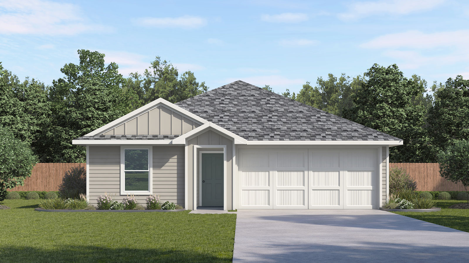 Anderson floorplan J elevation rendering.