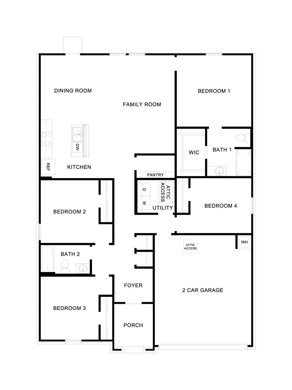 The Austin floorplan image.