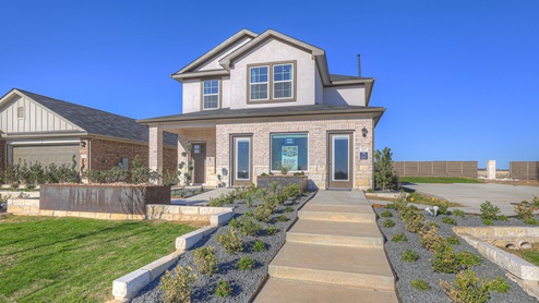 Whisper South Hanna floorplan P elevation