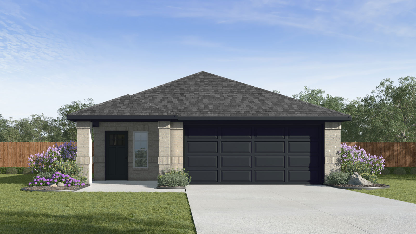 Whisper South Brooke floorplan O elevation Image