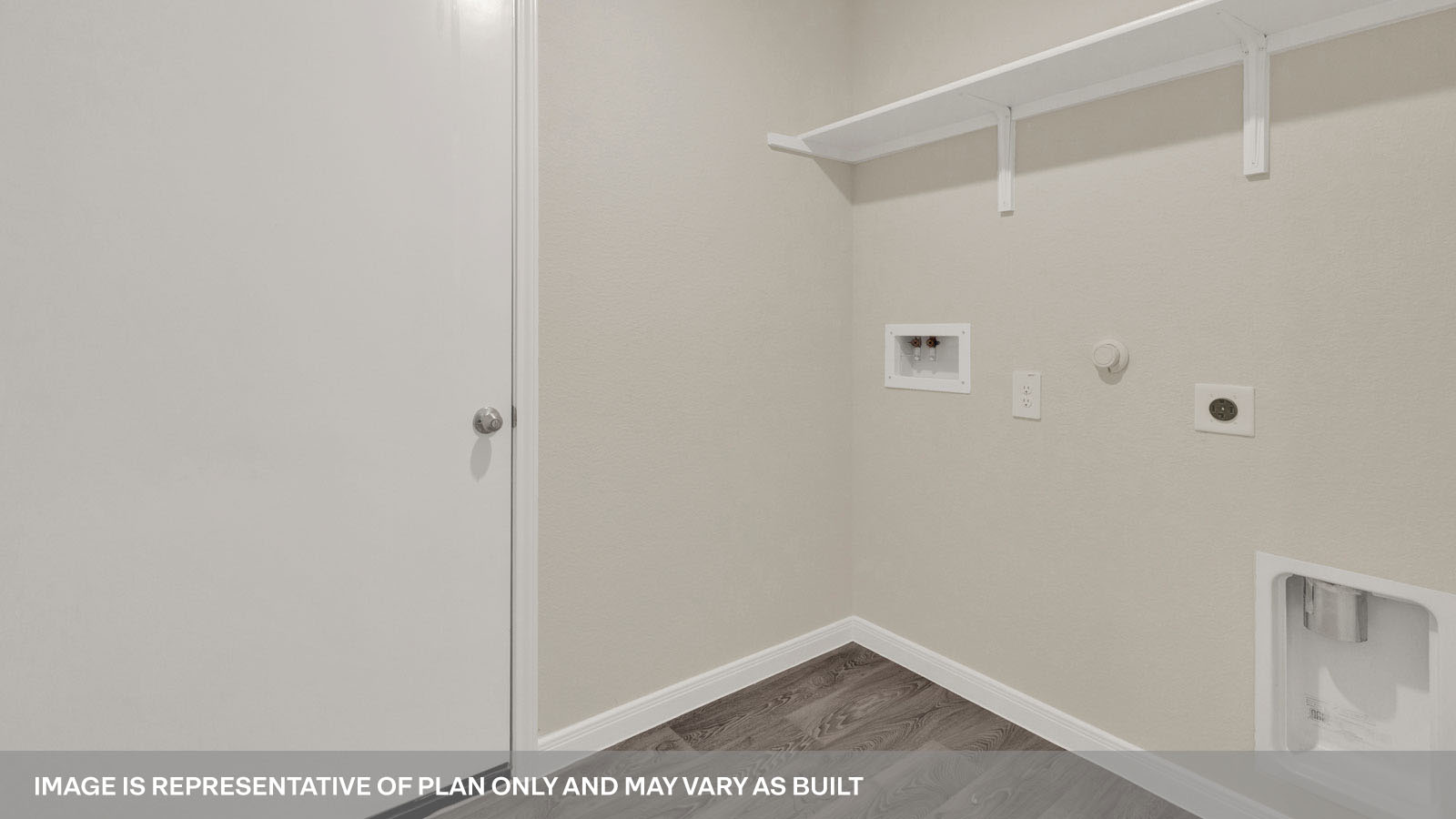 spacious laundry room