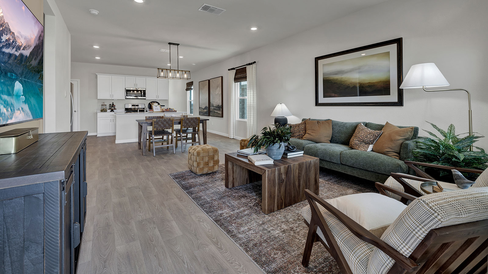 Whisper South Hanna Living/Dining/Kitchen