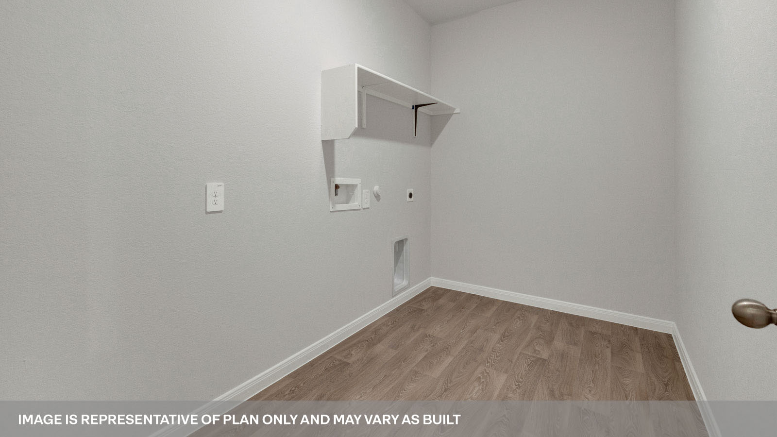 spacious laundry room