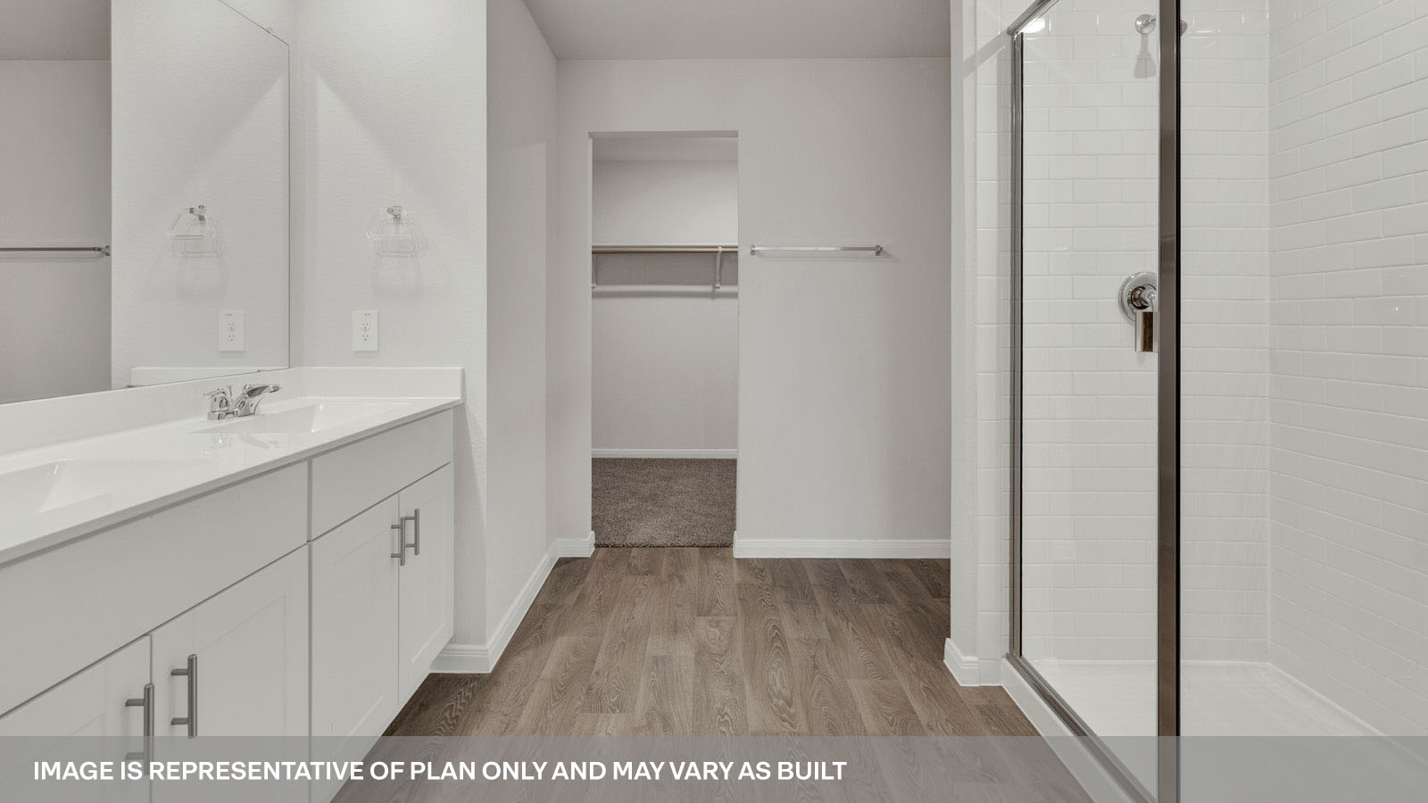 bathroom with a vanity sink, toilet and shower