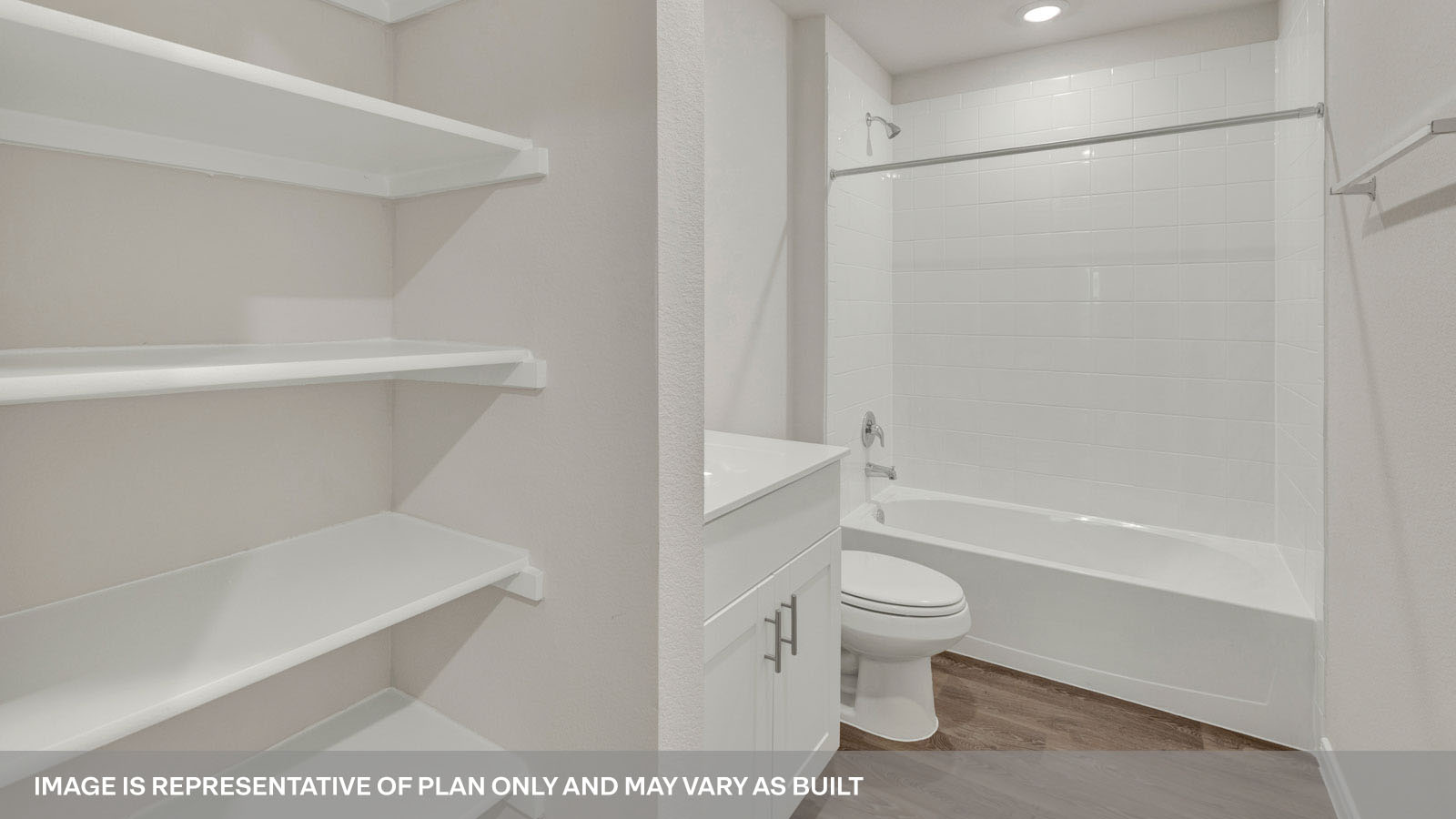 bathroom with a vanity sink, toilet and shower