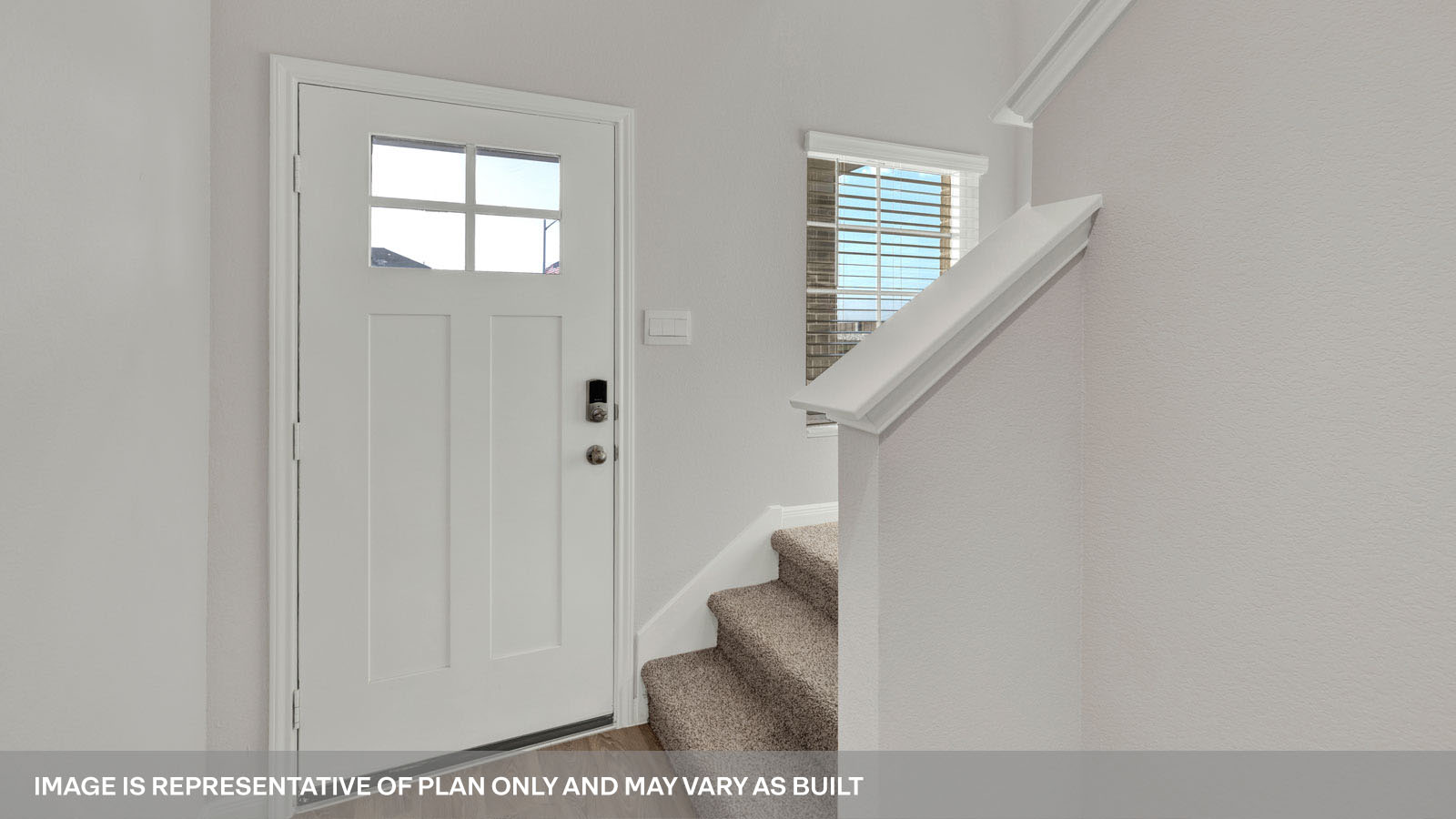 view of the stairs leading to the second floor
