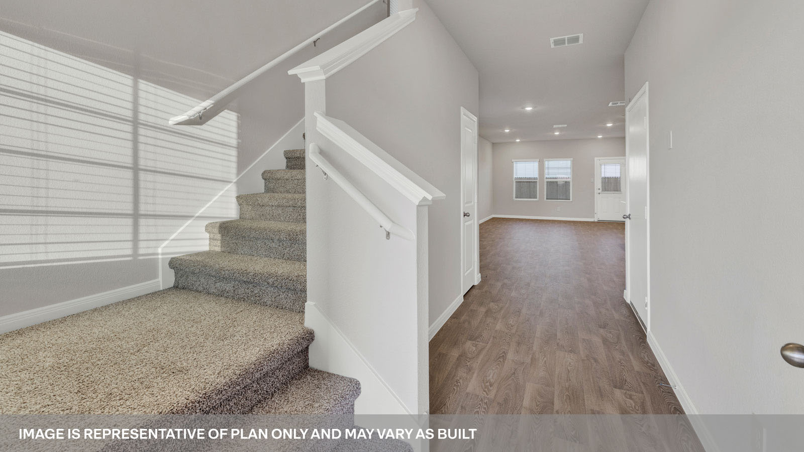 view of the stairs leading to the second floor