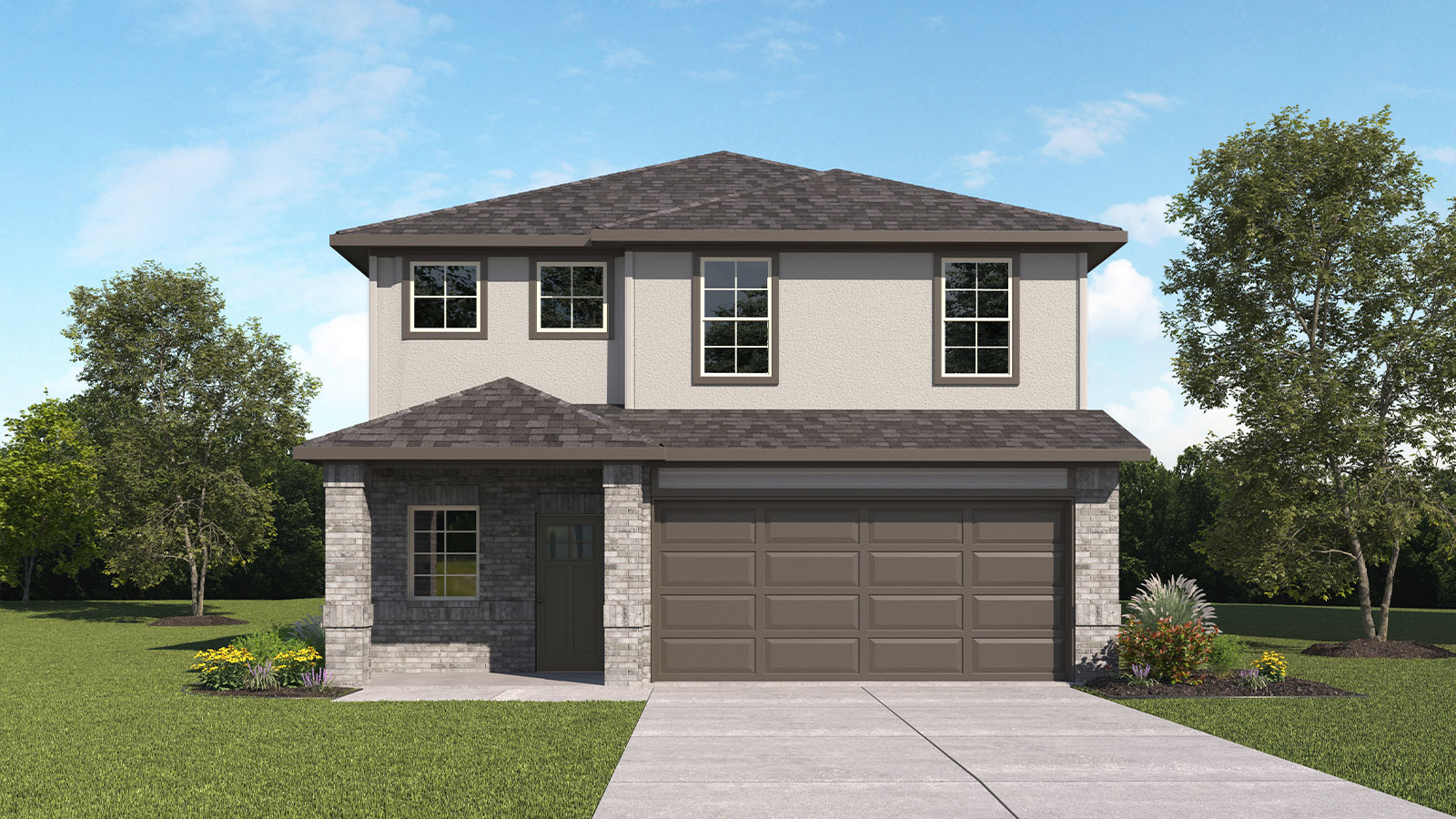 Whisper South Madison floorplan A elevation Image
