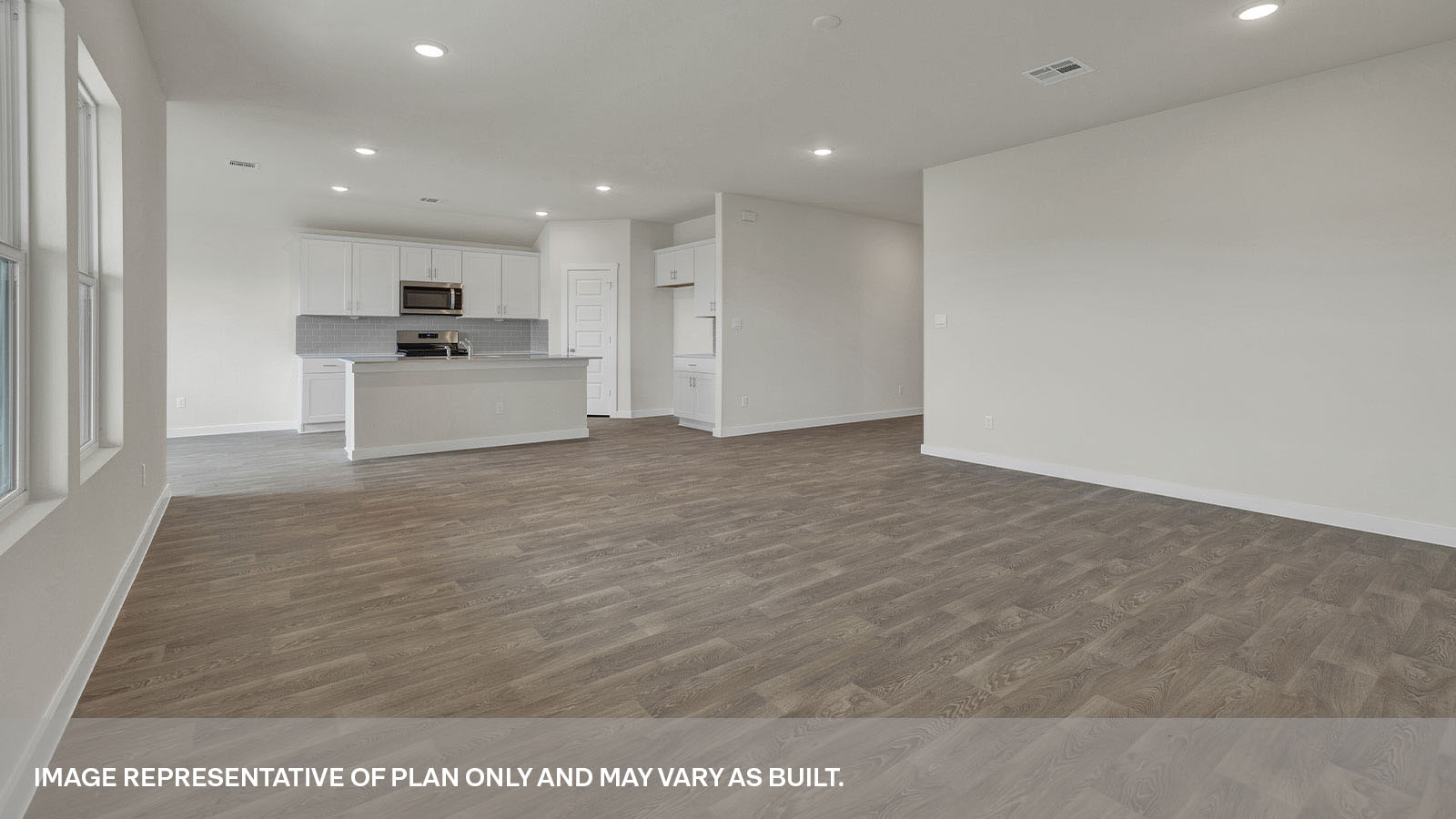 Hartland Ranch Fairfield Floorplan Kitchen Family Room