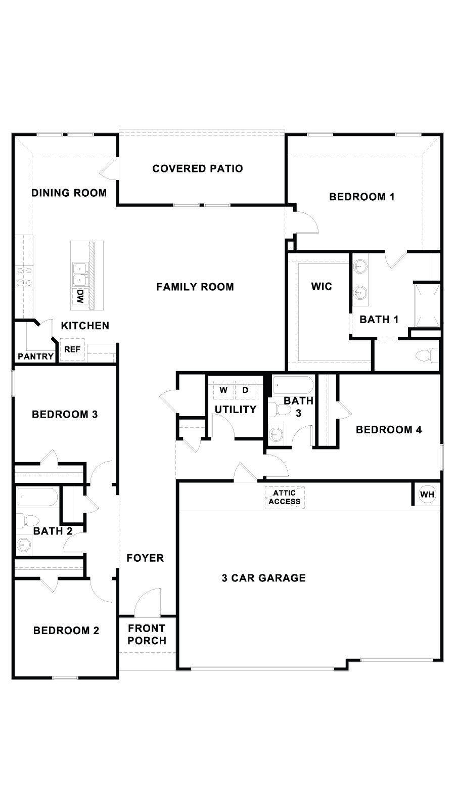 Hartland Ranch Fairfield Floorplan Image