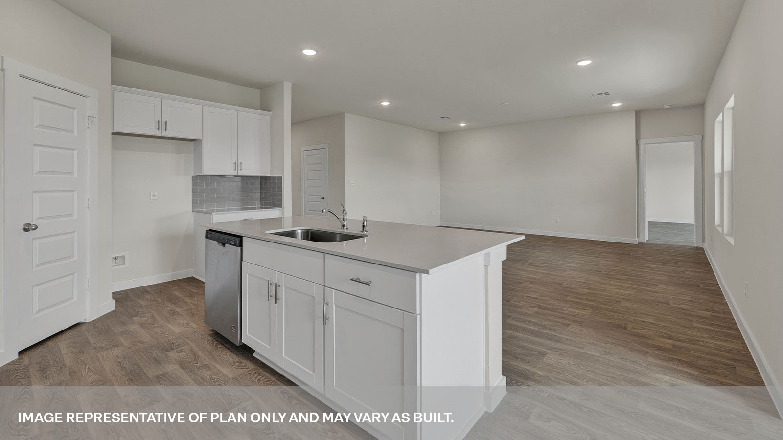 Hartland Ranch Fairfield Floorplan Kitchen Family Room