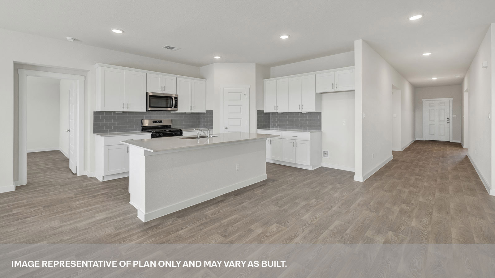 Courtlan Floorplan Kitchen and Entry