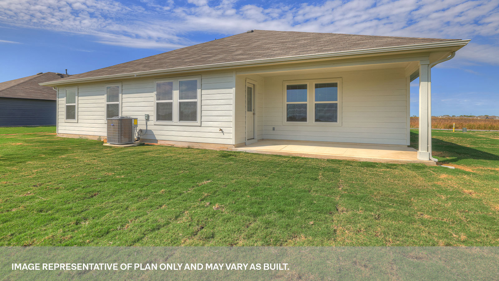 Courtland Floorplan Back Yard
