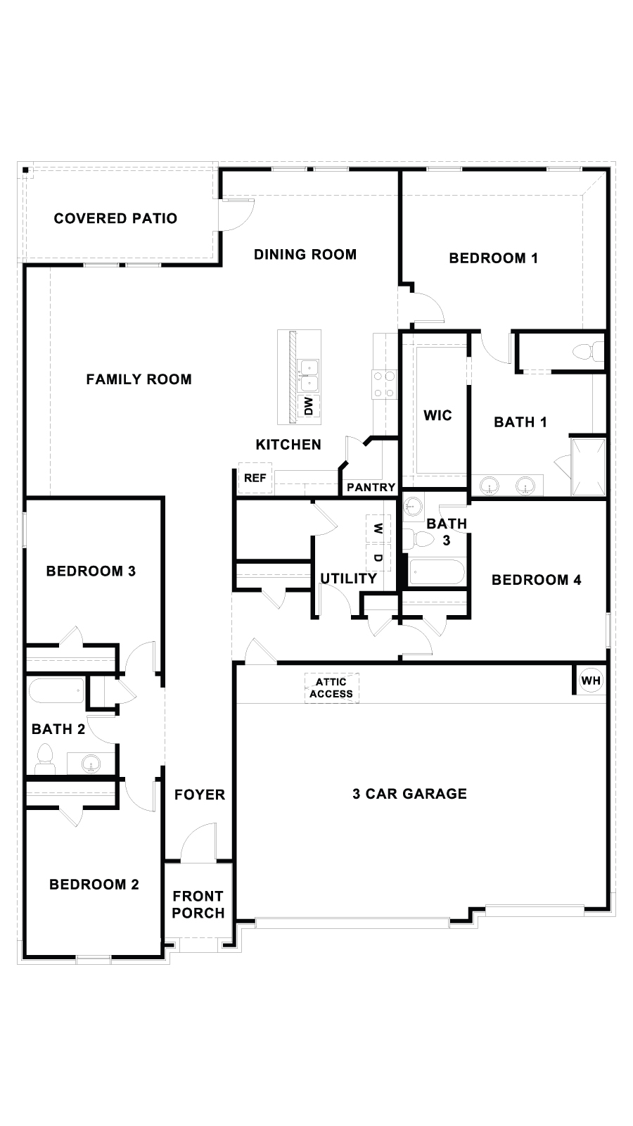Hartland Ranch Courtland Floorplan Image