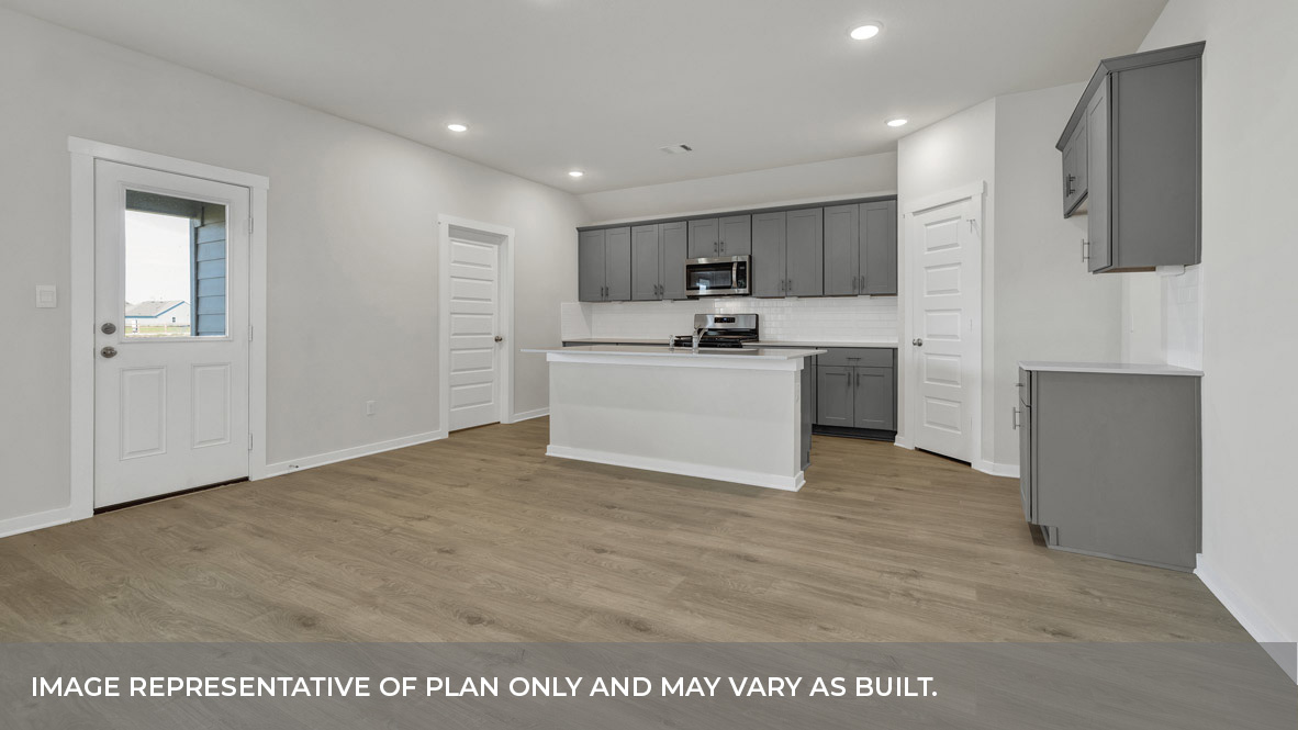 Hartland Ranch Coleman Floorplan Dining Room and Kitchen