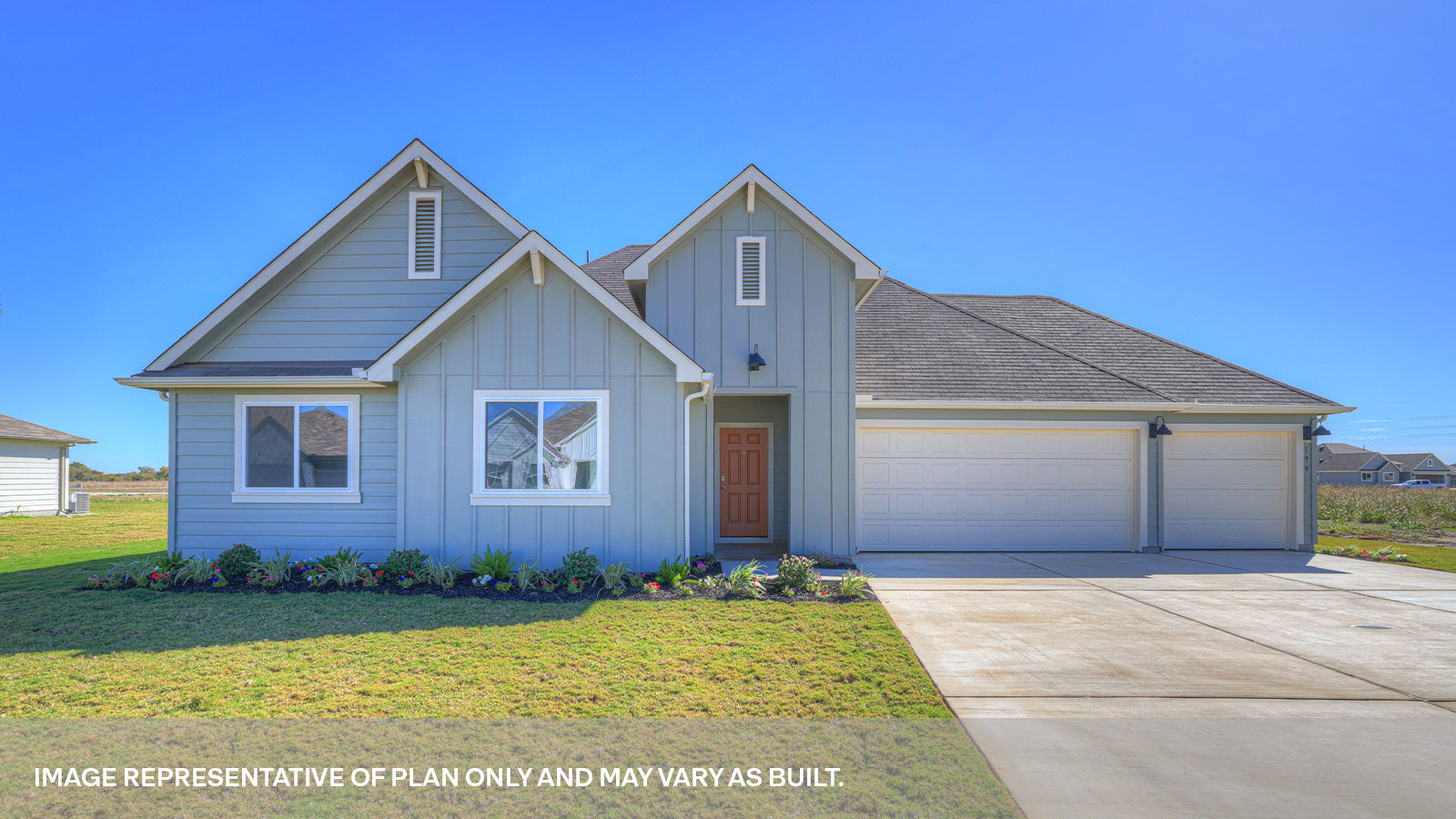 Dean Floorplan Exterior Photo 4 Bed 2 Baths One Story