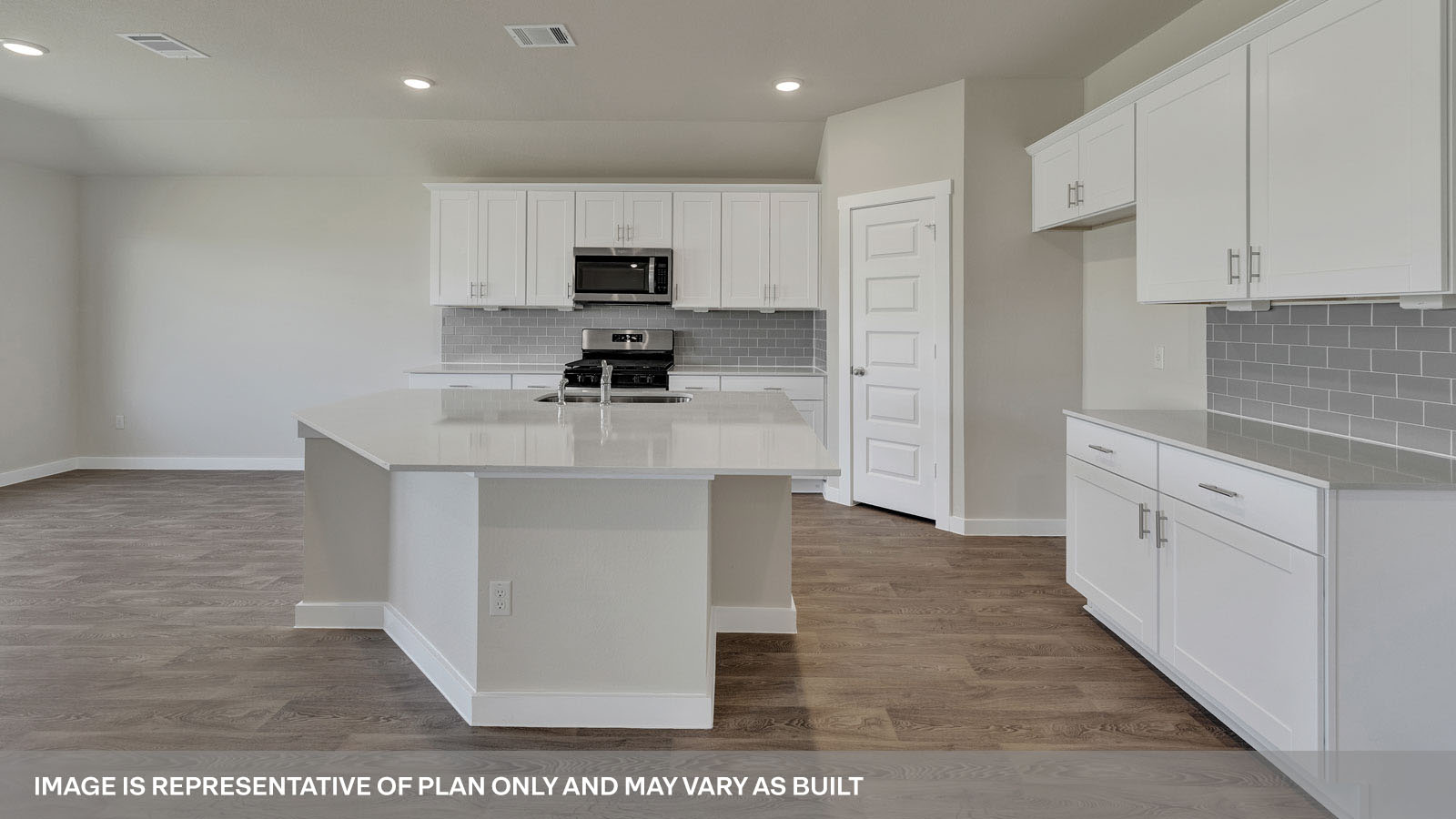 Frisco Floorplan Kitchen Island and Countertops