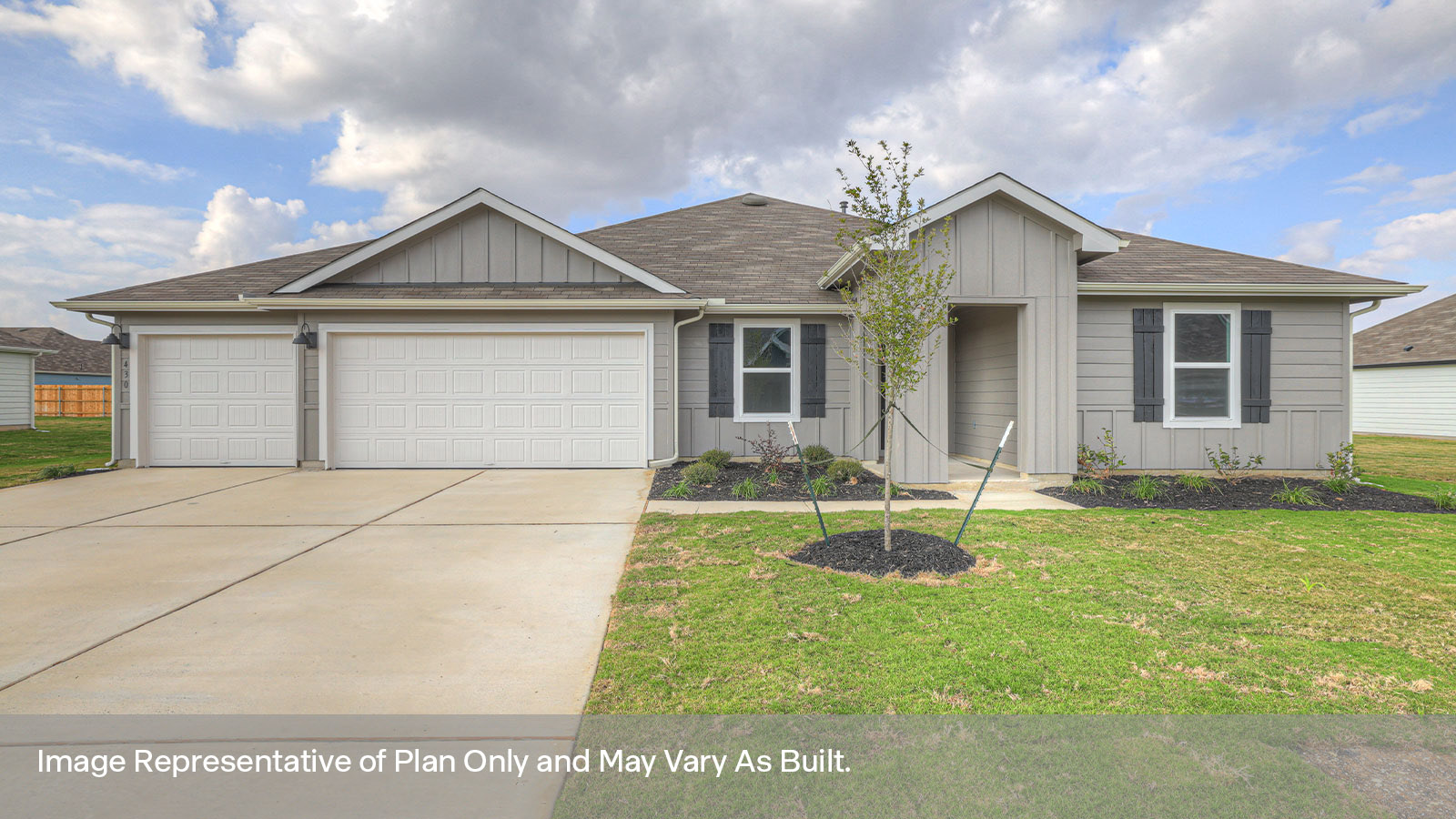 Frisco Floorplan Exterior Photo 4 bedroom 2 bath 2 car One Story