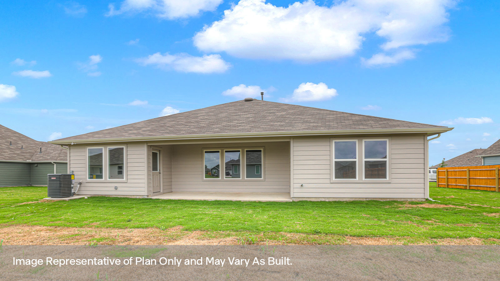 Hartland Ranch Frisco Floorplan 2nd Exterior Photo 4 bedroom 2 bath 3 car One Story