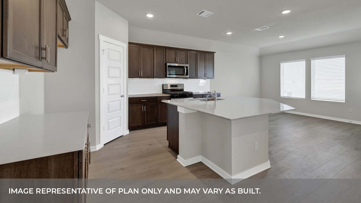 Frisco Floorplan Kitchen and Dining Room