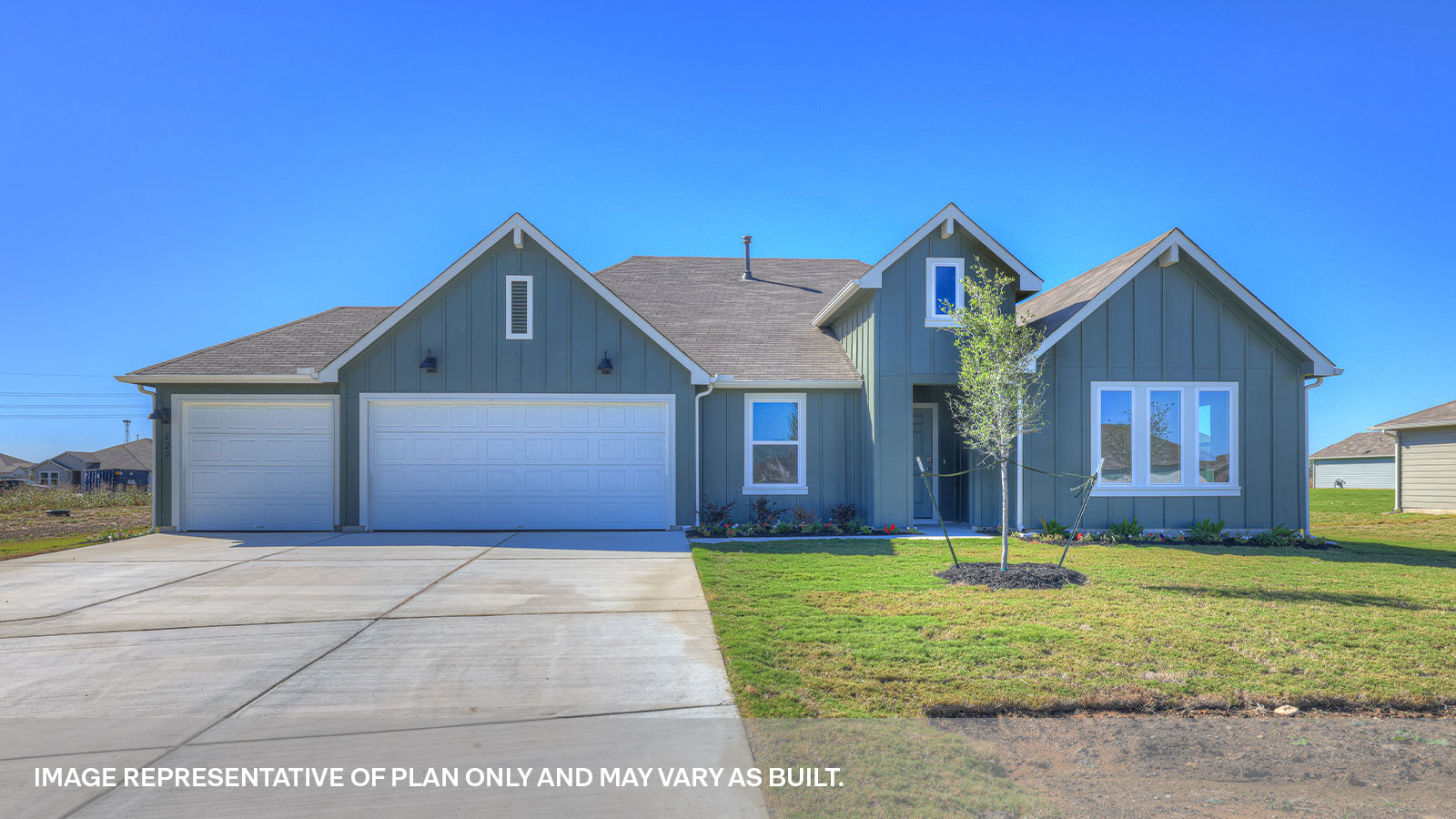 Hartland Ranch Frisco Floorplan 2nd Exterior Photo 4 bedroom 2 bath 3 car One Story