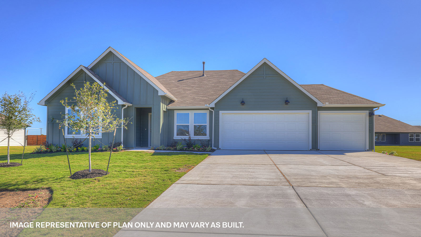 Hartland Ranch Frisco Floorplan 2nd Exterior Photo 4 bedroom 2 bath 3 car One Story