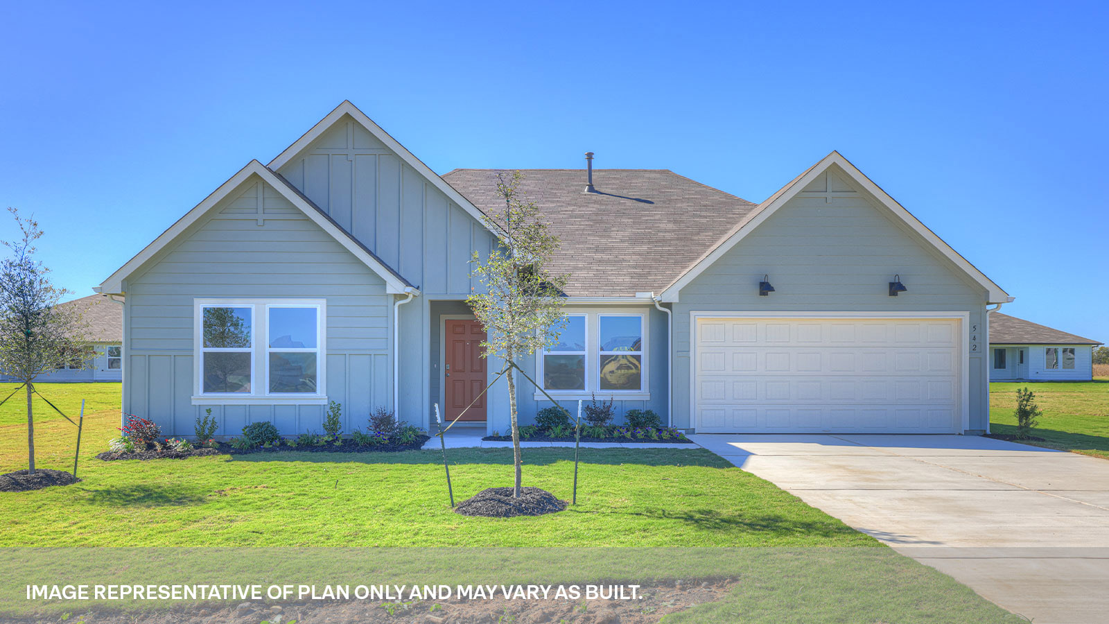 Hartland Ranch Frisco Floorplan 2nd Exterior Photo 4 bedroom 2 bath 2 car One Story