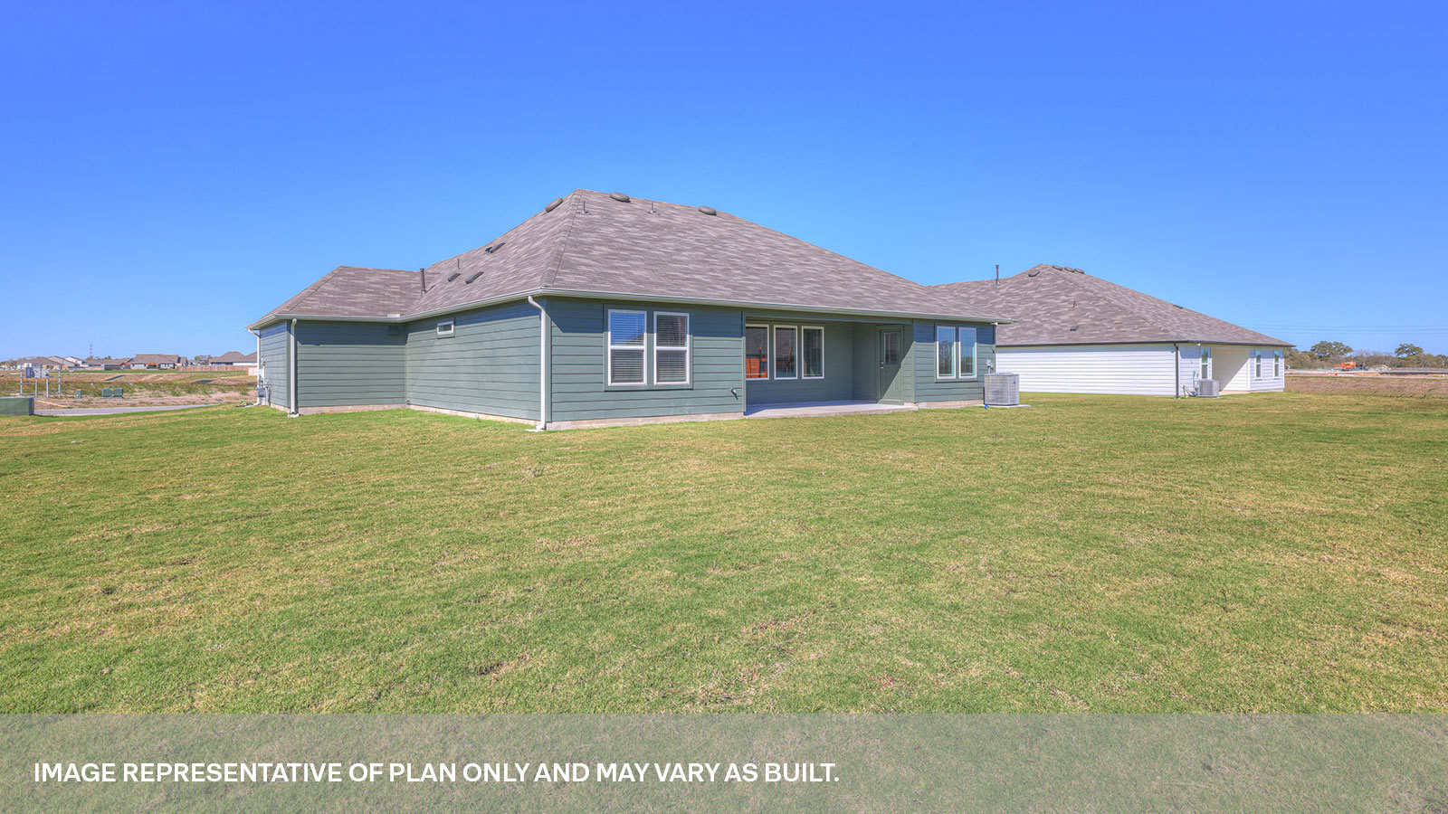 Hartland Ranch Frisco Floorplan 4 bedroom 2 bath One Story G Elevation 3 car