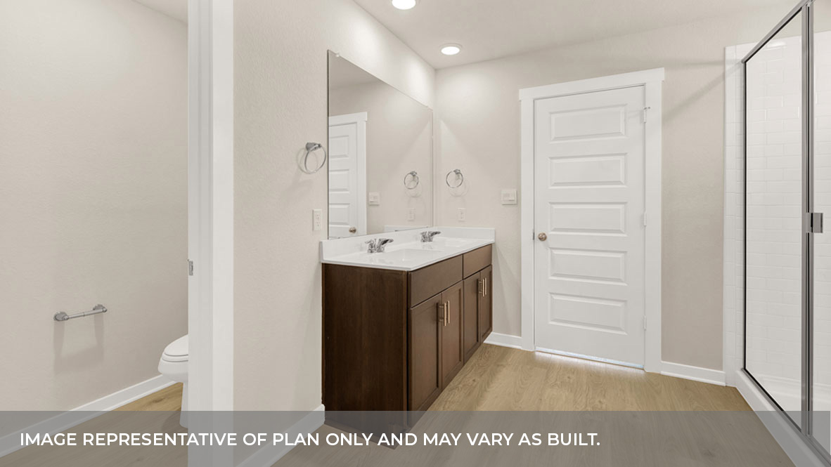 Garland Floorplan Bathroom 1 sink and shower