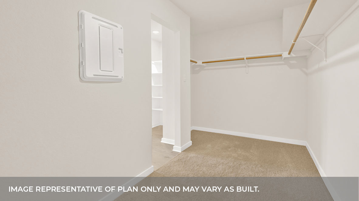 Frisco Floorplan Bedroom 1 Closet