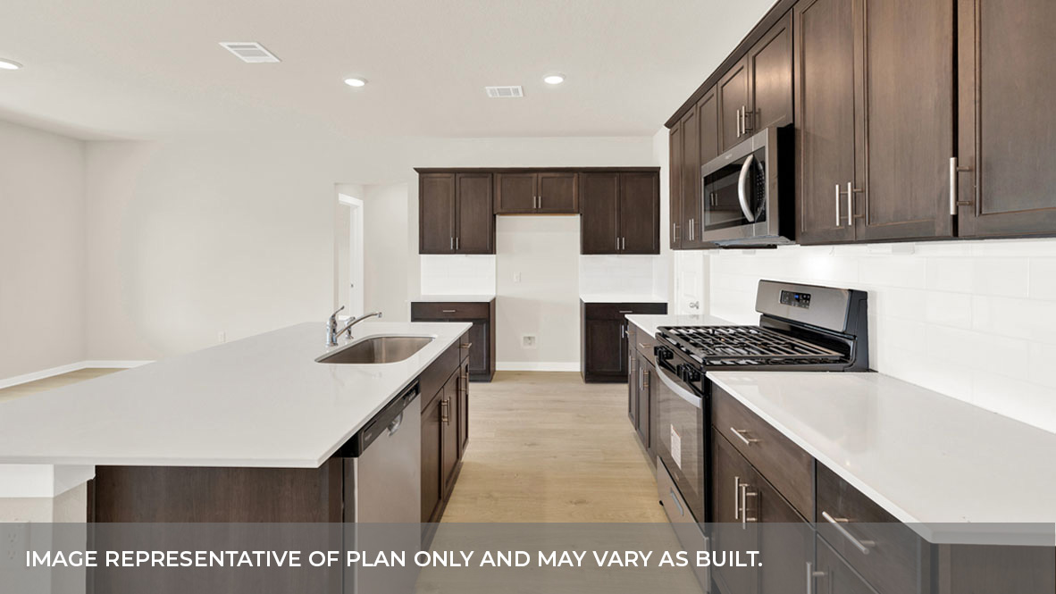 Garland Floorplan Kitchen Island and Dining Room