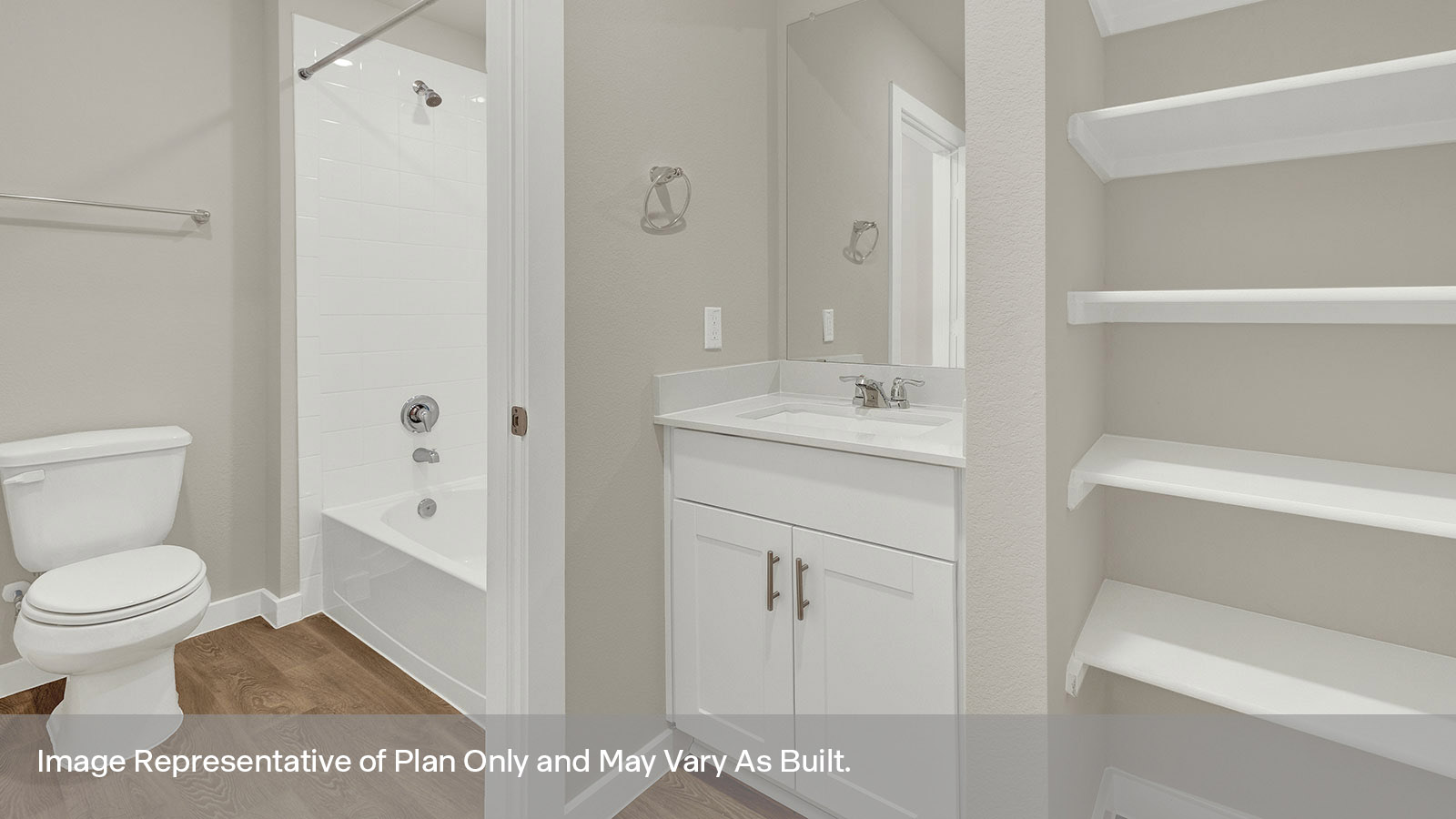 Garland Floorplan Bathroom 2  sink and bathtub