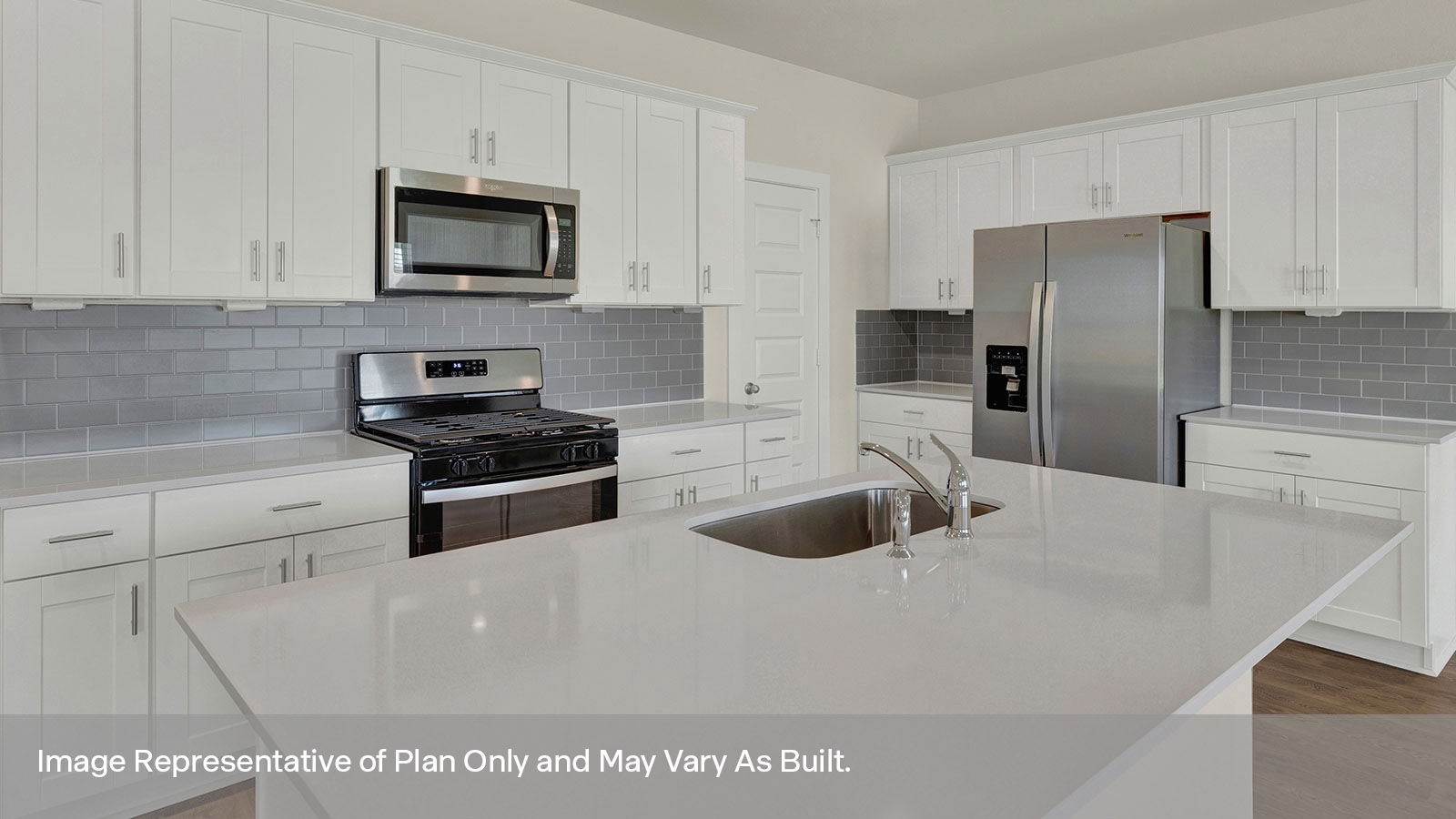 Garland Floorplan Kitchen and Kitchen Island