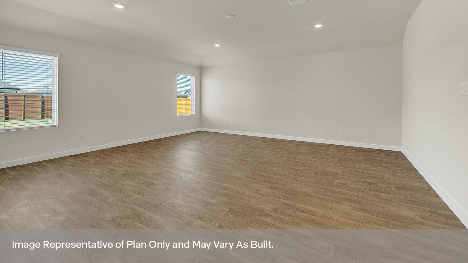 Garland Floorplan Dining Room and Family Room