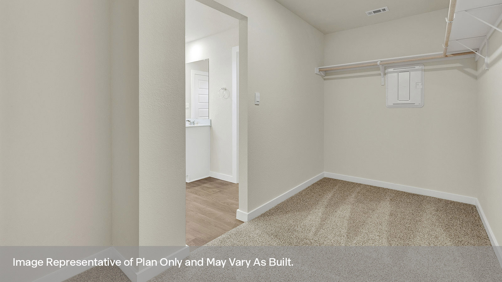 Garland Floorplan Bedroom 1 Closet