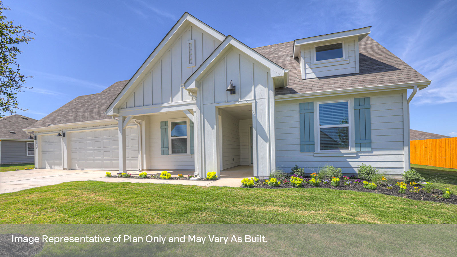 Garland Floorplan Exterior Photo 4 bedroom 2 bath One Story
