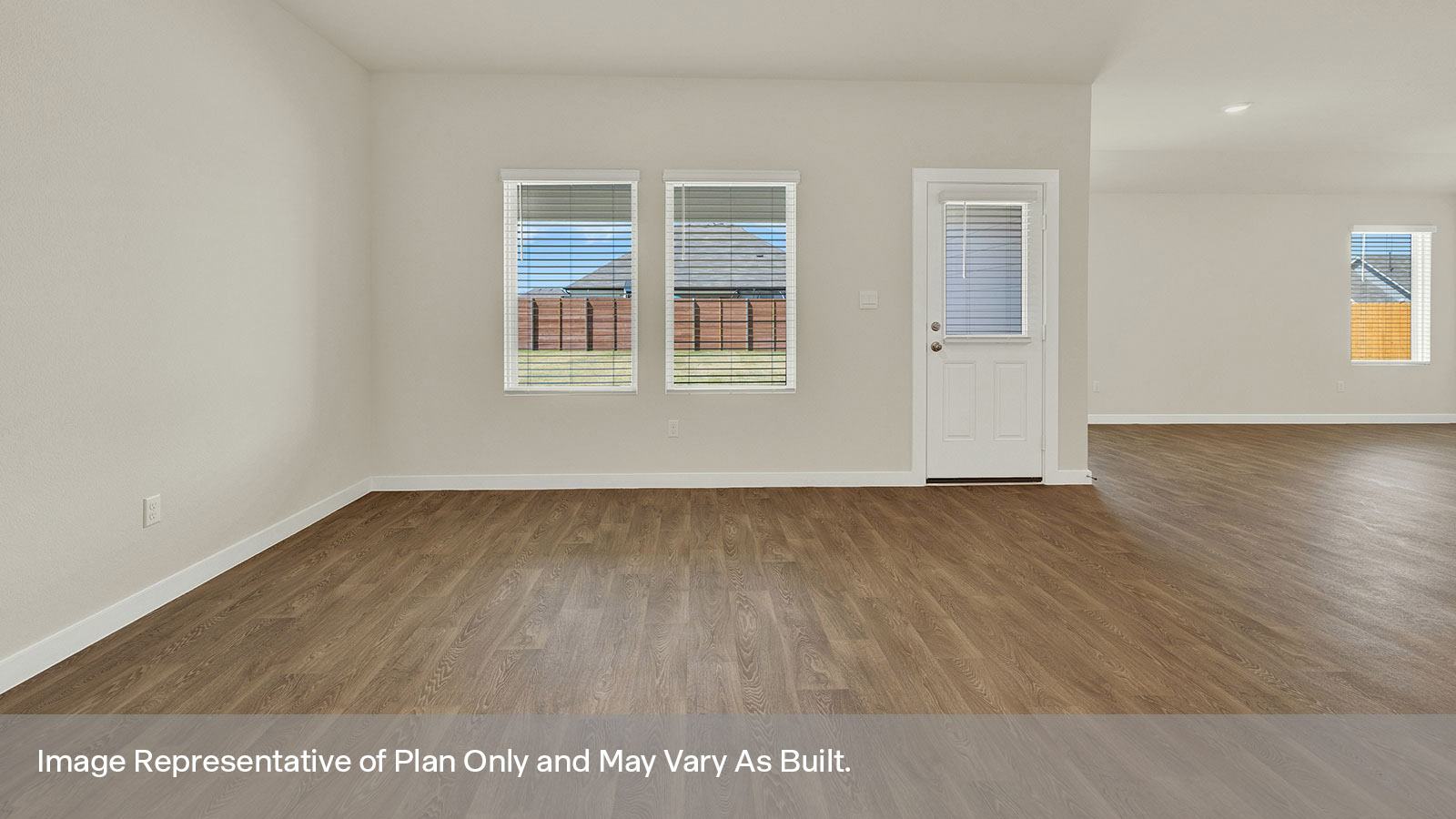 Garland Floorplan Dining Room and Family Room