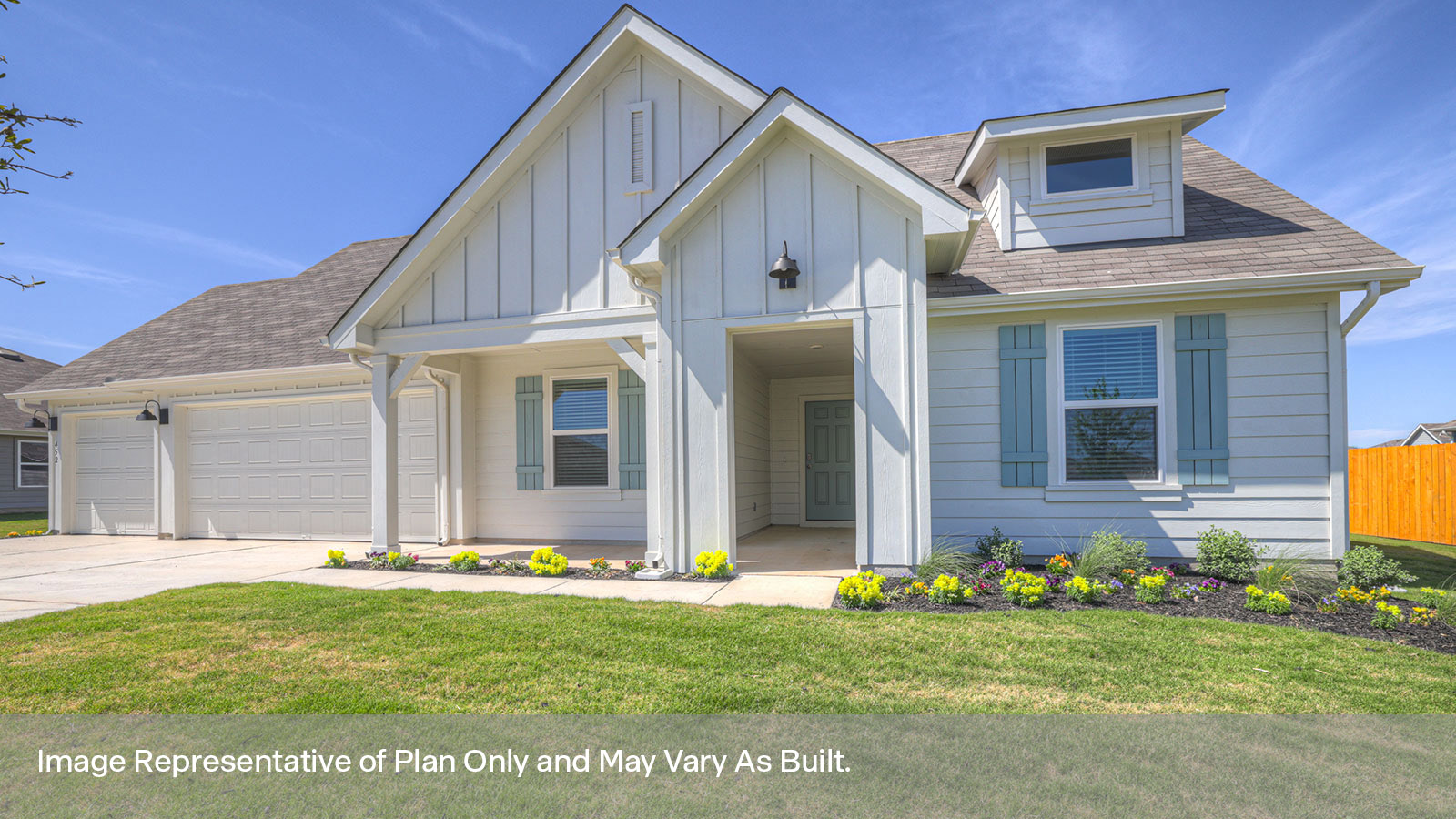 Garland Floorplan Exterior Photo 4 bedroom 2 bath One Story