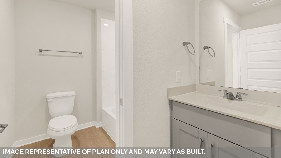 Holden Floorplan Bathroom 2  sink and bathtub