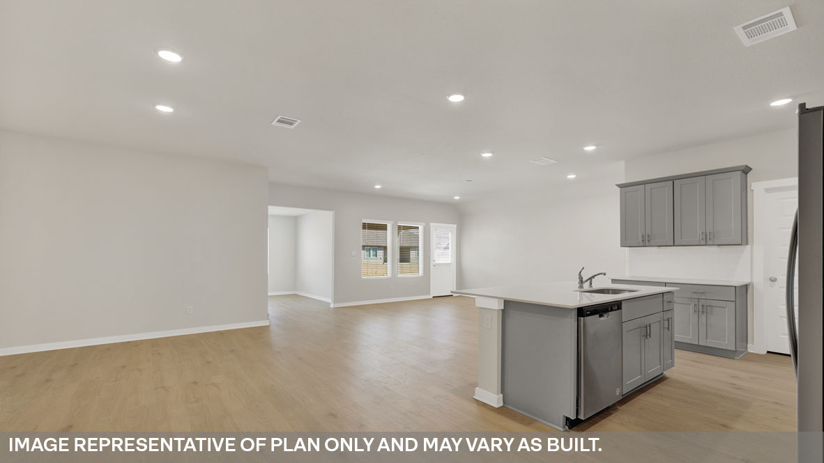 Holden Floorplan Dining Room Family Room and Kitchen