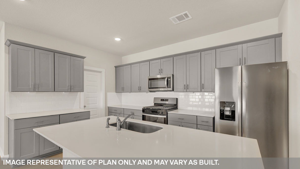 Holden Floorplan Kitchen and Kitchen Island