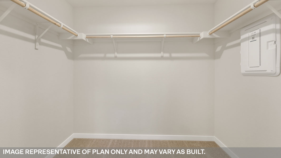 Holden Floorplan Bedroom 1 Closet corner
