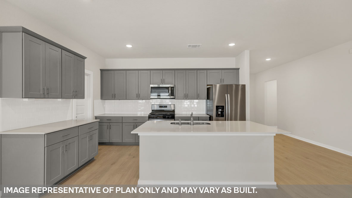 Holden Floorplan Kitchen Island and Countertops